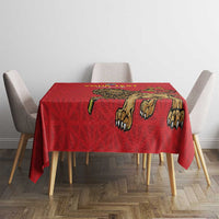 Custom Ethiopia Football Tablecloth Come On Walia Ibex