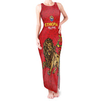 Custom Ethiopia Football Tank Maxi Dress Come On Walia Ibex