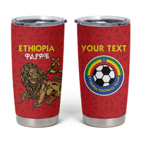 Custom Ethiopia Football Tumbler Cup Come On Walia Ibex