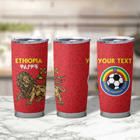 Custom Ethiopia Football Tumbler Cup Come On Walia Ibex