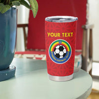 Custom Ethiopia Football Tumbler Cup Come On Walia Ibex