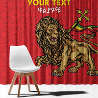 Custom Ethiopia Football Window Curtain Come On Walia Ibex