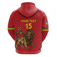 Custom Ethiopia Football Zip Hoodie Come On Walia Ibex