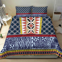 Toghu Bamenda Bedding Set Cameroon North West Traditional Pattern