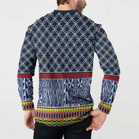 Toghu Bamenda Button Sweatshirt Cameroon North West Traditional Pattern