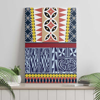 Toghu Bamenda Canvas Wall Art Cameroon North West Traditional Pattern