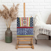 Toghu Bamenda Canvas Wall Art Cameroon North West Traditional Pattern