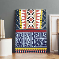 Toghu Bamenda Canvas Wall Art Cameroon North West Traditional Pattern