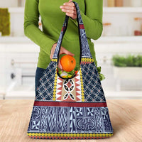 Toghu Bamenda Grocery Bag Cameroon North West Traditional Pattern