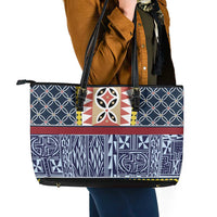 Toghu Bamenda Leather Tote Bag Cameroon North West Traditional Pattern