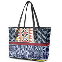 Toghu Bamenda Leather Tote Bag Cameroon North West Traditional Pattern