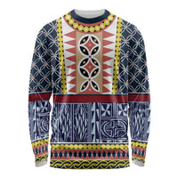 Toghu Bamenda Long Sleeve Shirt Cameroon North West Traditional Pattern