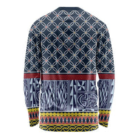 Toghu Bamenda Long Sleeve Shirt Cameroon North West Traditional Pattern