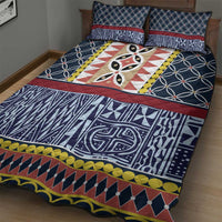 Toghu Bamenda Quilt Bed Set Cameroon North West Traditional Pattern