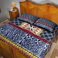 Toghu Bamenda Quilt Bed Set Cameroon North West Traditional Pattern
