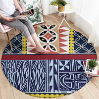Toghu Bamenda Round Carpet Cameroon North West Traditional Pattern