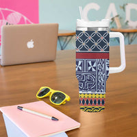 Toghu Bamenda Tumbler With Handle Cameroon North West Traditional Pattern