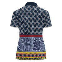 Toghu Bamenda Women Polo Shirt Cameroon North West Traditional Pattern
