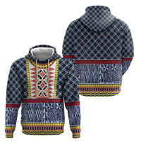 Toghu Bamenda Zip Hoodie Cameroon North West Traditional Pattern
