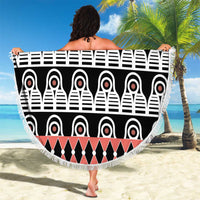 Cameroon Toghu Traditional Pattern Beach Blanket