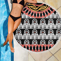 Cameroon Toghu Traditional Pattern Beach Blanket