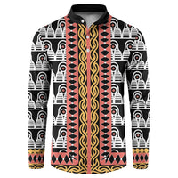Cameroon Toghu Traditional Pattern Button Sweatshirt