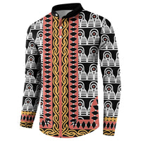Cameroon Toghu Traditional Pattern Button Sweatshirt