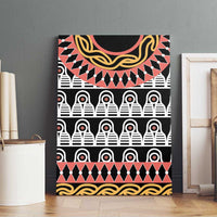 Cameroon Toghu Traditional Pattern Canvas Wall Art