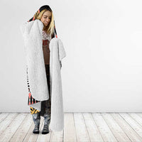 Cameroon Toghu Traditional Pattern Hooded Blanket