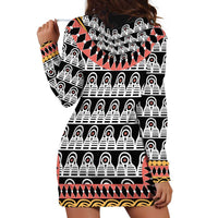 Cameroon Toghu Traditional Pattern Hoodie Dress