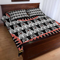 Cameroon Toghu Traditional Pattern Quilt Bed Set
