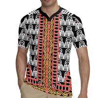 Cameroon Toghu Traditional Pattern Rugby Jersey
