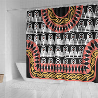 Cameroon Toghu Traditional Pattern Shower Curtain