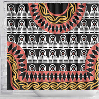 Cameroon Toghu Traditional Pattern Shower Curtain