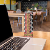 Cameroon Toghu Traditional Pattern Skinny Tumbler
