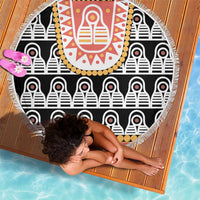 Cameroon Traditional Beach Blanket Toghu Pattern