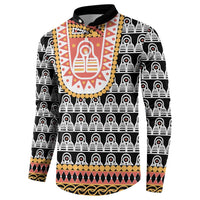 Cameroon Traditional Button Sweatshirt Toghu Pattern