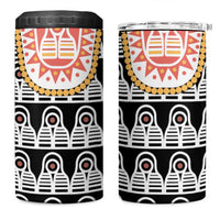 Cameroon Traditional 4 in 1 Can Cooler Tumbler Toghu Pattern