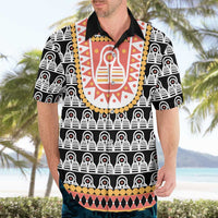 Cameroon Traditional Hawaiian Shirt Toghu Pattern