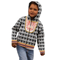 Cameroon Traditional Kid Hoodie Toghu Pattern