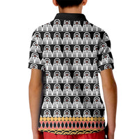 Cameroon Traditional Kid Polo Shirt Toghu Pattern