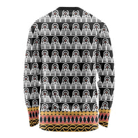 Cameroon Traditional Long Sleeve Shirt Toghu Pattern