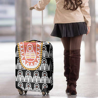Cameroon Traditional Luggage Cover Toghu Pattern