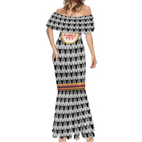 Cameroon Traditional Mermaid Dress Toghu Pattern