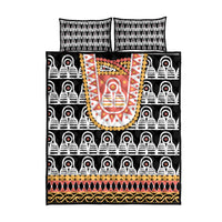 Cameroon Traditional Quilt Bed Set Toghu Pattern