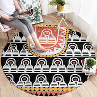 Cameroon Traditional Round Carpet Toghu Pattern