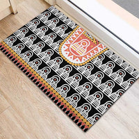 Cameroon Traditional Rubber Doormat Toghu Pattern