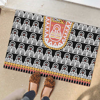 Cameroon Traditional Rubber Doormat Toghu Pattern