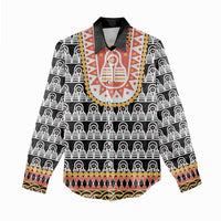 Cameroon Traditional Women Casual Shirt Toghu Pattern
