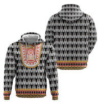 Cameroon Traditional Zip Hoodie Toghu Pattern